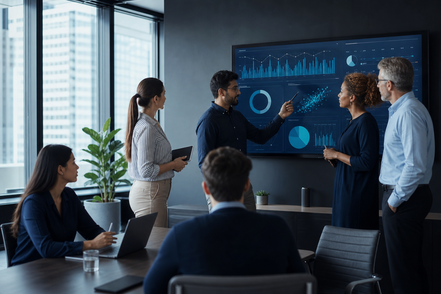 Enterprise teams collaborating